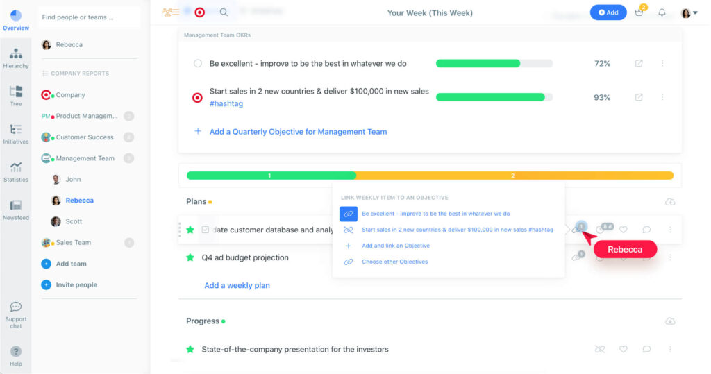 Weekdone – Leading OKR Software for Goal Tracking and Weekly Status ...