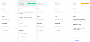 Weekly Status Reporting Software - Weekdone Team Compass