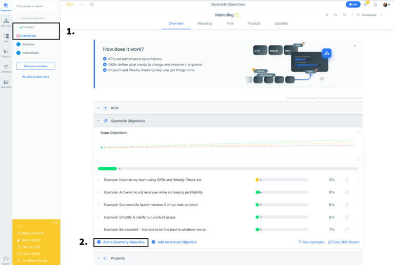Blueprint - Weekly Progress Reporting – Weekdone